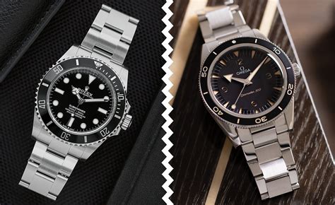 compare rolex and omega|Rolex submariner vs omega speedmaster.